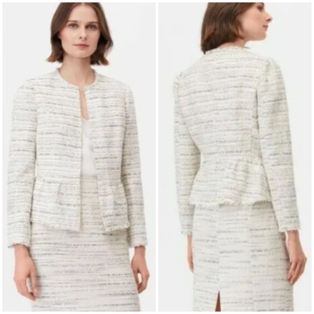Rebecca Taylor Tweed Peplum Jacket 4